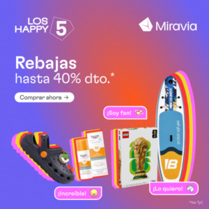 Vuelven los HAPPY 5 de MIRAVIA!