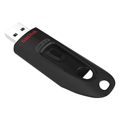 SanDisk Ultra Pendrive 128 GB Memoria Flash USB 3.0 (Velocidadhasta 130 MB/s, SecureAccess Software, Protección de contraseñas) Negro