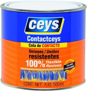 Ceys – Cola de contacto – Uniones resistentes – 100% flexible – 500 ml
