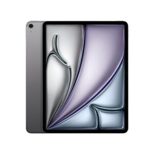 Apple iPad Air de 13 Pulgadas (M2): Pantalla Liquid Retina, 512 GB, cámara Frontal de 12 Mpx en Horizontal y Trasera de 12 Mpx, Wi-Fi 6E y 5G con eSIM, autonomía de Sol a Sol – Gris Espacial