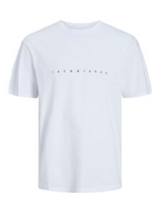 Jack & Jones Jjestar Jj Tee Ss Noos Camiseta, Hombre, Blanco, L