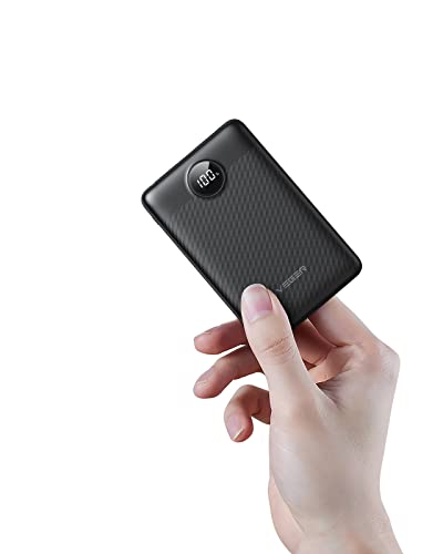 VEGER Power Bank 10000mAh,Más Delgado Batería Externa Carga rápida,USB-C 22.5W Entrada y Salida Mini Batería Portátil para iPhone, Android, Tablets y Chaqueta Calefactada más