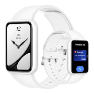 XIAOMI Smart Band 10 Pro NFC, Rastreador Fitness Estilo Reloj Unisex, Pantalla AMOLED 1.74″, algoritmo sueño Mejorado, 21 días de batería, Android e iOS, 150+ Modos, GNSS, 5ATM, Blanco cerámico