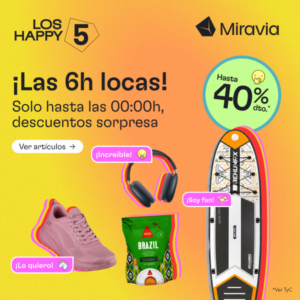 ¡Vuelven los HAPPY 5 de MIRAVIA!