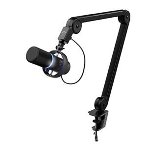 GXTrust Onyx Micrófono Profesional con Brazo, Negro