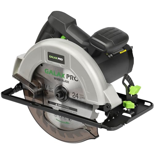 GALAX PRO 1400W sierra circular con motor cobre y recogida de polvo