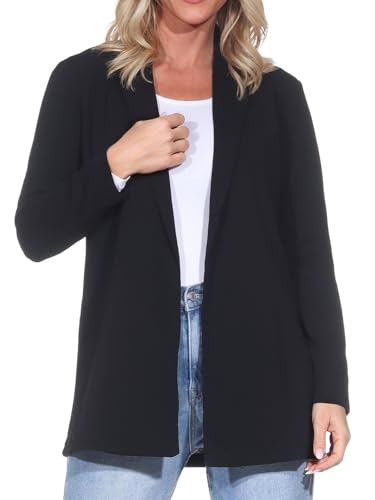 JDY Jdygeggo L/S Blazer Jrs Noos Chaqueta de Traje, Black, XL para Mujer