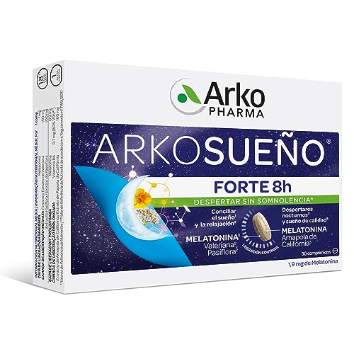 ARKOPHARMA Arkosueño Forte 8h 30 Comprimidos Melatonina 1,9mg Valeriana