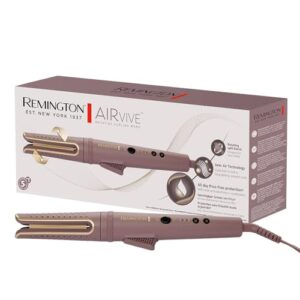Remington rizador giratorio AIRvive con Aire Ionizado, Tecnología de Ionic Air para unos rizos duraderos (revestimiento de cerámica ultrasuave con microacondicionadores, digital, 160 a 210 °C) CI8930