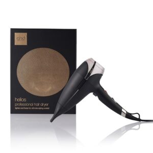ghd Helios – Secador de Pelo Profesional, Ligero, Secado Rápido – Negro