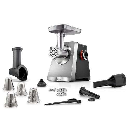 Bosch, Picadora de carne, MultiPower Serie 8, 500W, MFWS840M