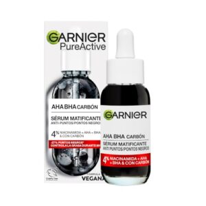 Garnier PureActive Sérum Anti-Imperfecciones 4% Niacinamida Y Carbón, 30ml